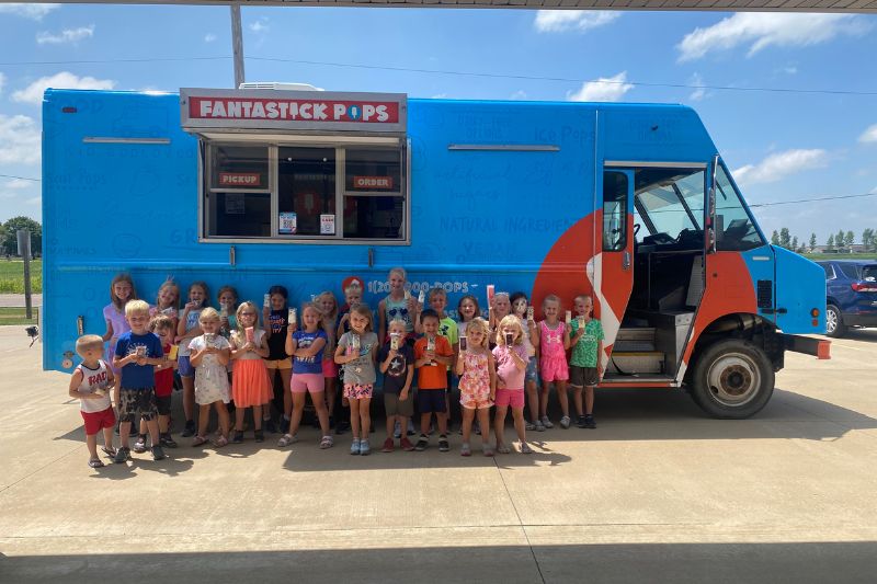 pop truck at daycare